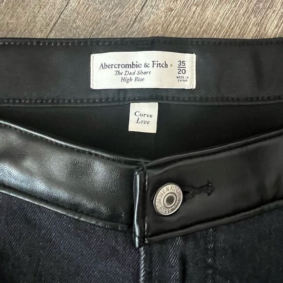 Abercrombie and Fitch Curve Love High Rise Dad Short- Size 35/20 - Picture 4 of 7